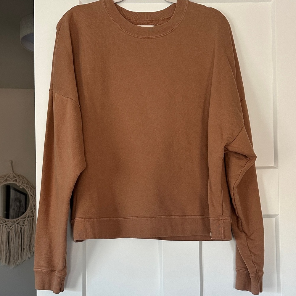 TKEES Tan Crewneck